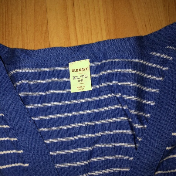 Blue stripped cardigan - Picture 3 of 3